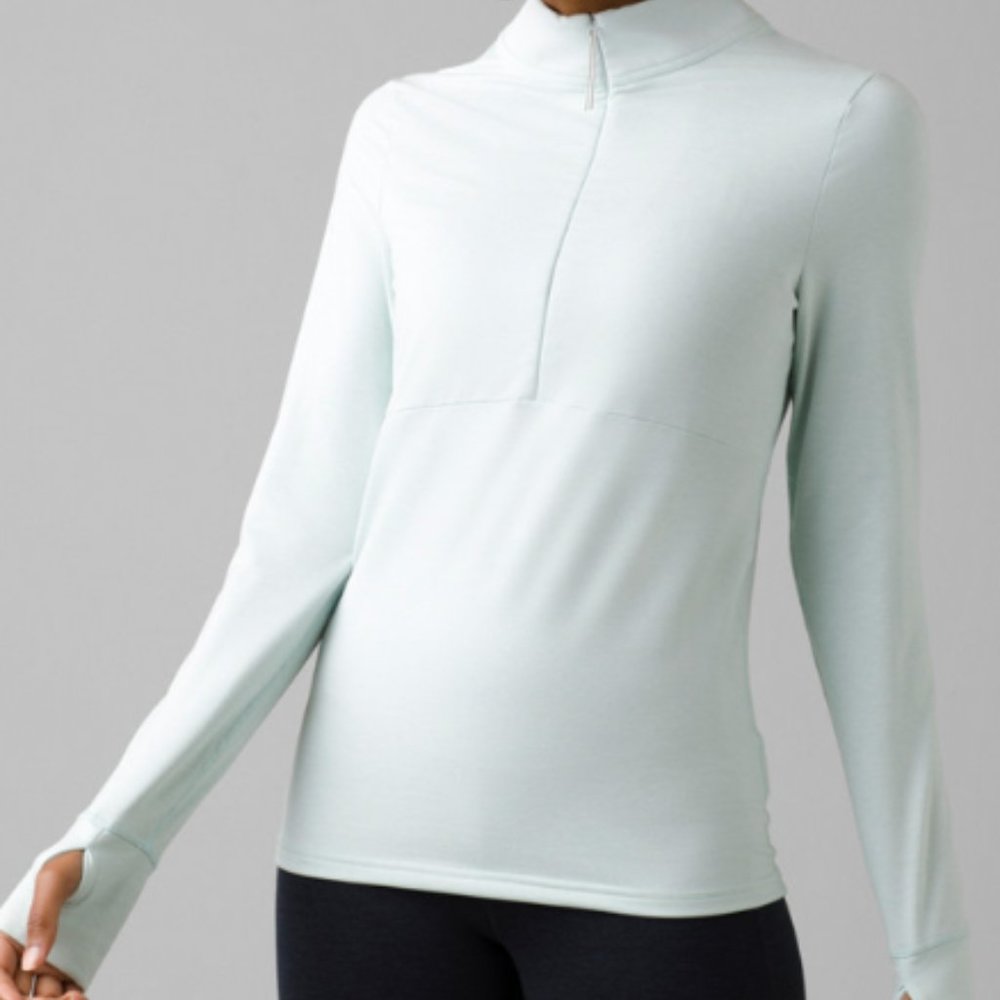Prana Ice Flow Womens Base LayerHalf Zip Ski Snowboard